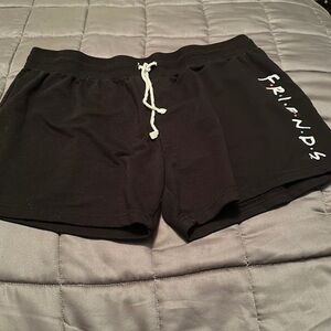 Black shorts from the iconic show Friends. Vintage. EUC. Size Large Womens.
